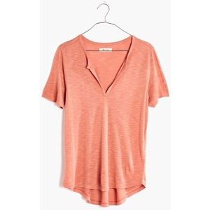 Madewell split neck Anthem tee